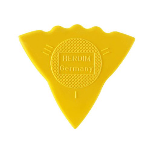 Herdim guitar triangle pick - yellow